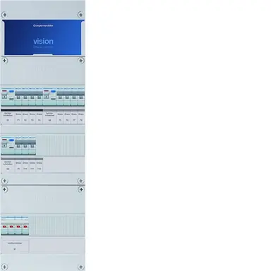 Hager VKG434M Installatiekast 3-f 11gr Hs40