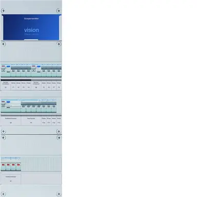 Hager VKG434M-K Installatiekast 3-f 11gr Hs40