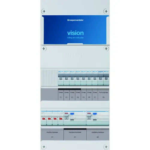 Hager VKG43L-F Installatiekast 3-f 8gr Hs40 4