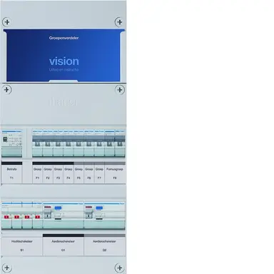 Hager VKG43L-FT Installatiekast 3-f 8gr Hs40 4