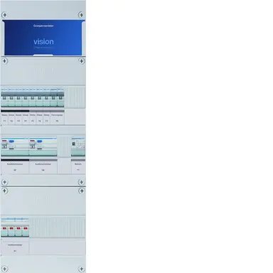 Hager VKG43M-FT Installatiekast 3-f 8gr Hs40 4