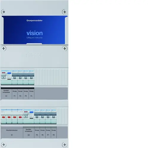 Hager VKG440L Installatiekast 3-f 8gr Hs40 4