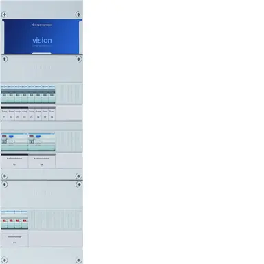 Hager VKG44M Installatiekast 3-f 8gr Hs40 4