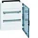 Hager VB218P Vega leeg 36-modulen 400x475mm 2 rijen van 18 modulen transparante deur IP40