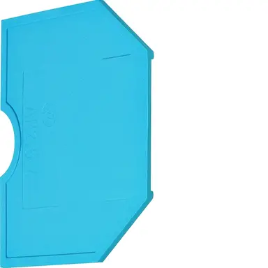 Hager KWE01B afsluitplaat tbv KXA02NH - KXA04NH