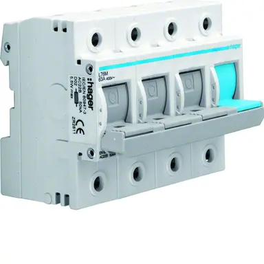 Hager L76M patr lastscheider d0 63a 3p+n