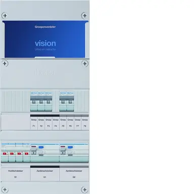 Hager VKG32L kast 5gr hs 2als 3f