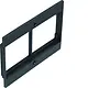 Hager GBZWR29005 afdekplaat voor 2x 50x50 mm el
