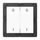 JUNG ENO A 595-01 WW EnOcean radiografische wandzender 4-kanaals met symbolen 0-1 A-range alpine wit
