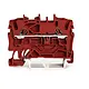 Wago 2002-1203 rijgklem 2-draads 2,5 mm² rood