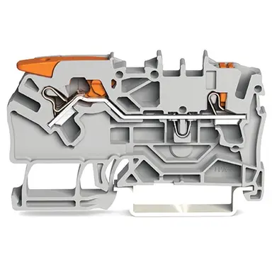 Wago 2102-5201 rijgklem met hendel 2-draads 2,5 mm² grijs