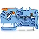 Wago 2102-5204 rijgklem met hendel 2-draads 2,5 mm² blauw