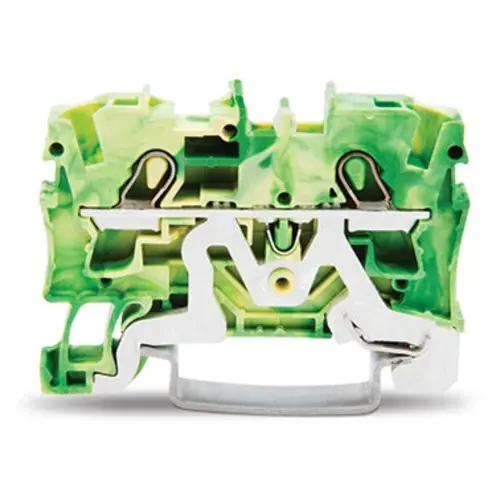 Wago 2004-1207 rijgklem 2-draads 4 mm² groen/geel