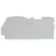 Wago 2104-1291 afsluit- en tussenplaat rijgklem 1 mm grijs 25 stuks