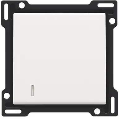 Niko 154-60005 schakelwip enkelvoudig met controlevenster white coated