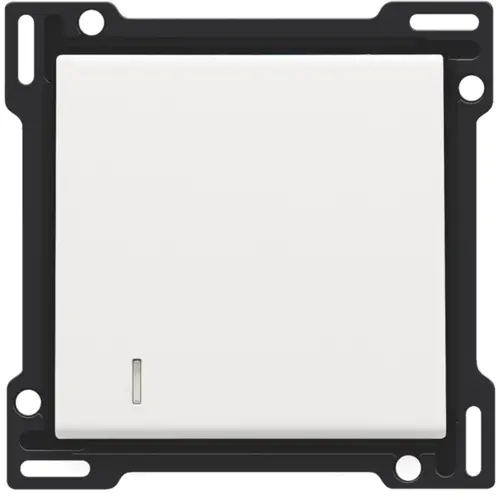 Niko 154-60005 schakelwip enkelvoudig met controlevenster white coated