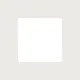 Niko 154-76100 afdekraam 1-voudig Pure white steel coated
