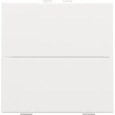 Niko 154-00001 enkelvoudige toets voor draadloze schakelaar met twee toetsen white coated