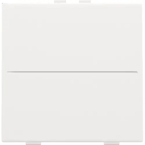 Niko 154-00001 enkelvoudige toets voor draadloze schakelaar met twee toetsen white coated