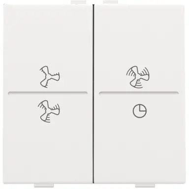 Niko 154-00013 Tweedelige drukker Toerenregel