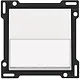 Niko 154-60905 schakelwip enkelvoudig met tekstveld white coated