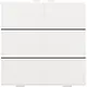 Niko 154-51006 drukknop 6-voudig voor Niko Home Control white coated