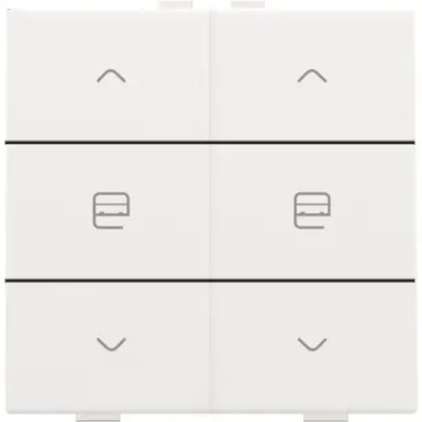 Niko 154-51036 jaloeziebediening 2-voudig voor Niko Home Control white coated