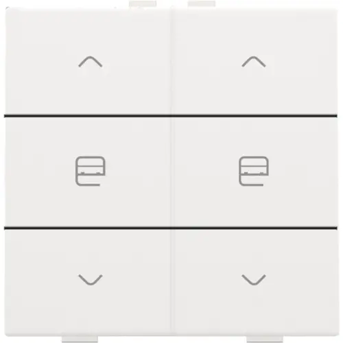 Niko 154-51036 jaloeziebediening 2-voudig voor Niko Home Control white coated