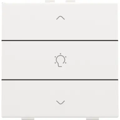 Niko 154-51043 dimbediening 1-voudig met symbool voor Niko Home Control white coated