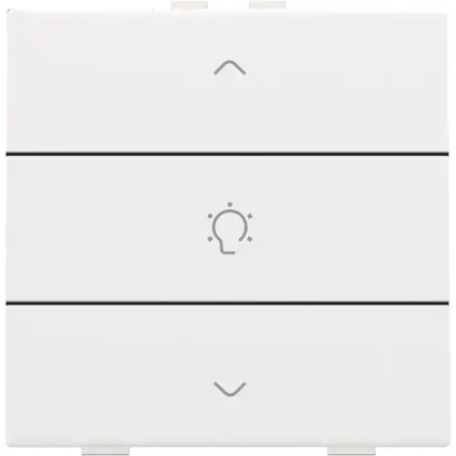 Niko 154-51043 dimbediening 1-voudig met symbool voor Niko Home Control white coated