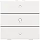 Niko 154-51043 dimbediening 1-voudig met symbool voor Niko Home Control white coated