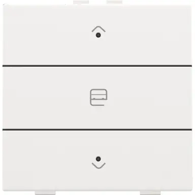 Niko 154-52033 jaloeziebediening 1-voudig met LED voor Niko Home Control white coated
