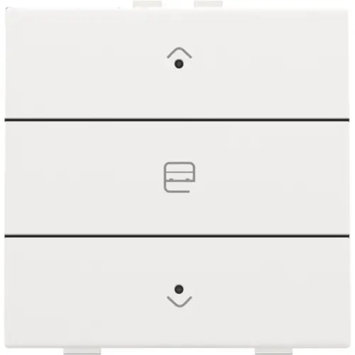 Niko 154-52033 jaloeziebediening 1-voudig met LED voor Niko Home Control white coated
