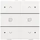Niko 154-52036 jaloeziebediening 2-voudig met LED voor Niko Home Control white coated