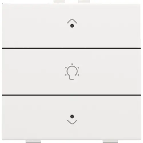 Niko 154-52043 dimbediening 1-voudig met LED en symbool voor Niko Home Control white coated