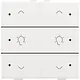 Niko 154-52046 dimbediening 2-voudig met LED en symbool voor Niko Home Control white coated