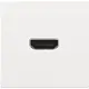 Niko 154-69417 afwerkingsset met HDMI naar HDMI aansluiting white coated