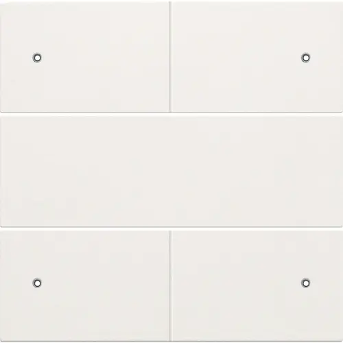 Niko 154-40150 afwerkingsset voor 4 voudige potentiaalvrije drukknop 24 V met LED's white coated