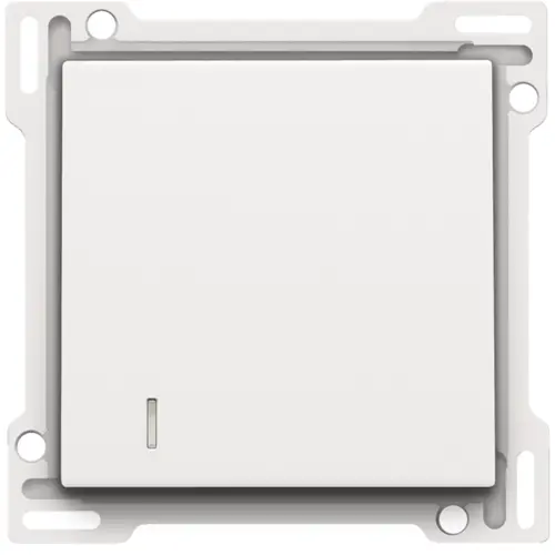 Niko 154-61901 afwerkingsset voor hotelkaartschakelaar white coated