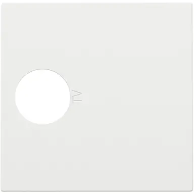 Niko 154-69101 centraalplaat 1-voudig coax white coated