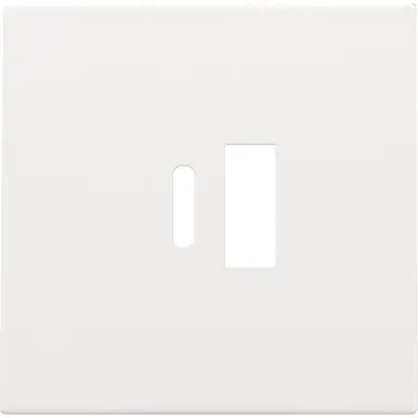 Niko 154-68002 afwerkingsset voor dubbele smart USB-A en USB-C lader white coated