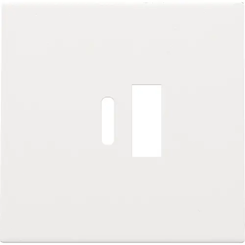 Niko 154-68002 afwerkingsset voor dubbele smart USB-A en USB-C lader white coated