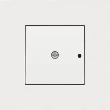 Niko 154-77001 afwerkingsset voor 1-kanaals inbouw RF-ontvanger white coated