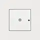 Niko 154-77001 afwerkingsset voor 1-kanaals inbouw RF-ontvanger white coated