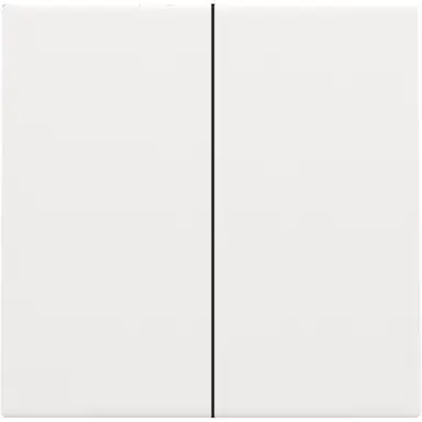 Niko 154-31004 afwerkingsset voor dubbele elektronische schakelaar white coated