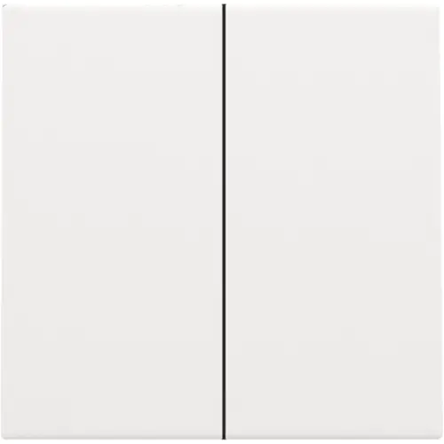 Niko 154-31004 afwerkingsset voor dubbele elektronische schakelaar white coated