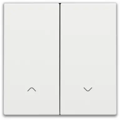 Niko 154-31006 afwerkingsset voor elektronische rolluikschakelaar white coated