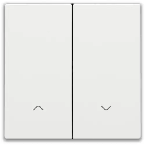 Niko 154-31006 afwerkingsset voor elektronische rolluikschakelaar white coated
