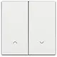 Niko 154-31006 afwerkingsset voor elektronische rolluikschakelaar white coated