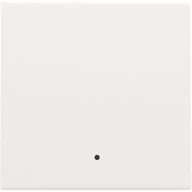 Niko 154-32002 afwerkingsset met lens voor elektronische schakelaar/dimmer white coated